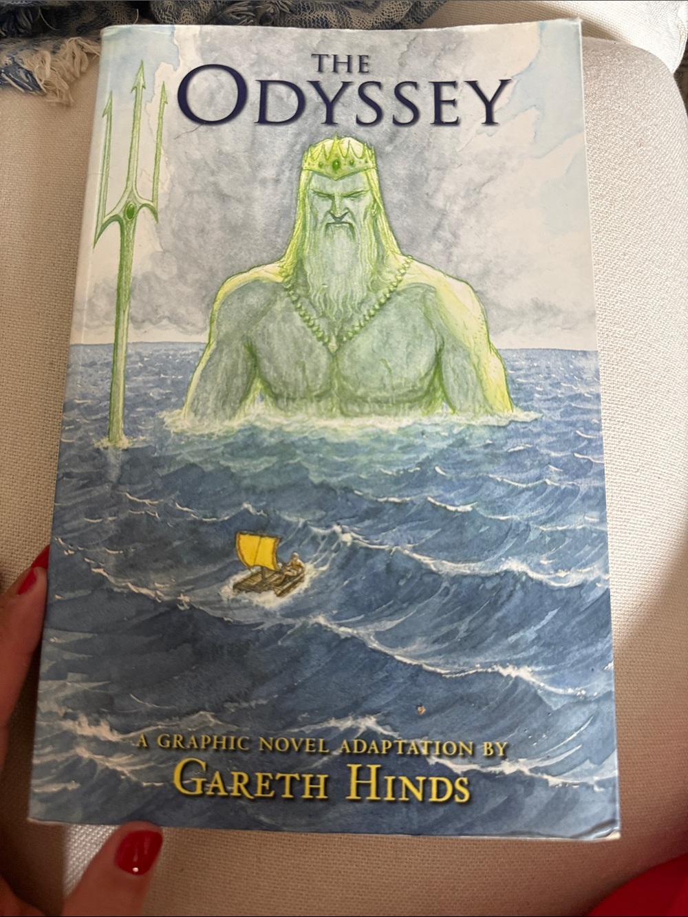 Gareth Hinds The Odyssey Graphic Novel - Blue/Green Cover